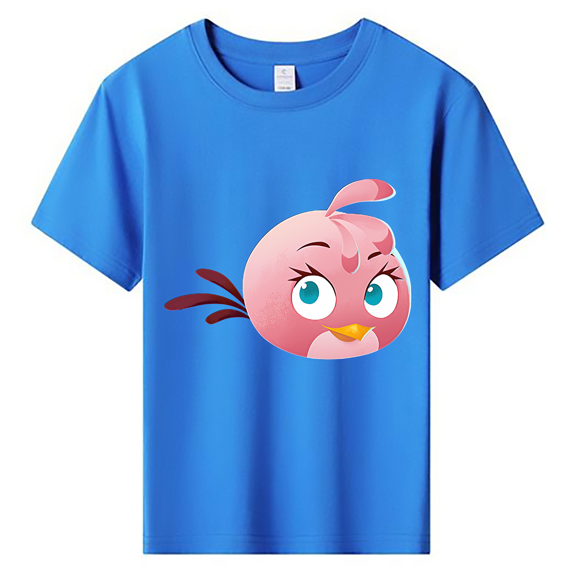 （画像用） Angry Birds アングリーバード 綿100％キッズTシャツ（フロントプリント）